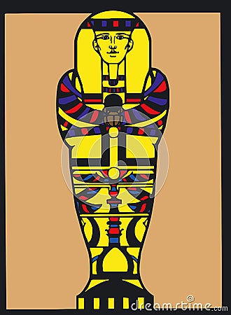 Egyptian Silouette Vector Illustration