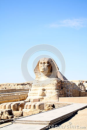 Egyptian sphinx Stock Photo