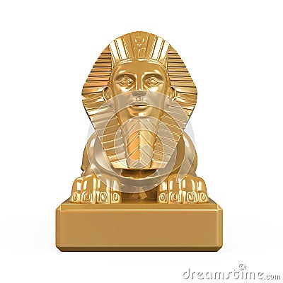 Egyptian Sphinx Statue Stock Photo