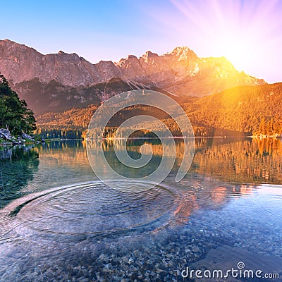 Eibsee Stock Photo