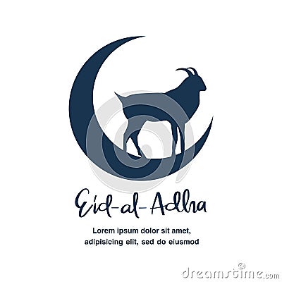 Eid AL Adha flat illustration Vector Illustration