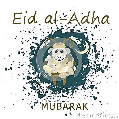 Eid al-Adha Holiday Vector Illustration