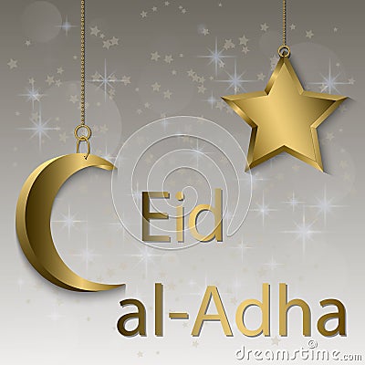 Eid al-Adha Holiday Vector Illustration