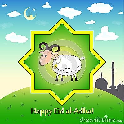 Eid al-Adha illustration Vector Illustration