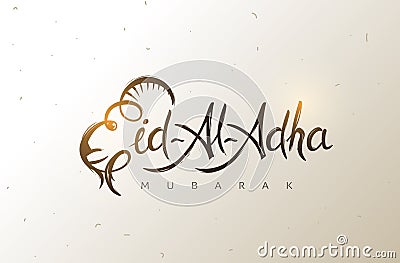 Eid Al Adha Mubarak Vector Illustration