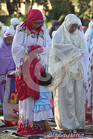 Eid al Adha prayers Editorial Stock Photo