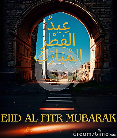 Eiid al fitr mubarak Stock Photo