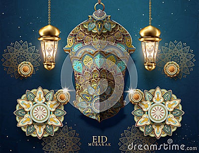 Eid mubarak design Vector Illustration