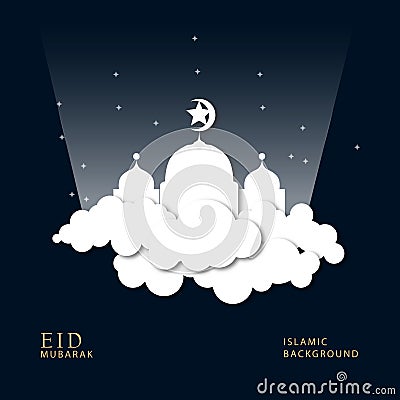 EID MUBARAK Vector Illustration