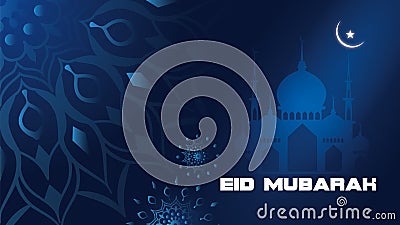 eid wishes,ramadanmubarak, ramadan greeting, eid 3d, islamic text, eid calligraphy Vector Illustration