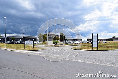 Kaisersesch, Germany - 07 26 2022: District administration Editorial Stock Photo