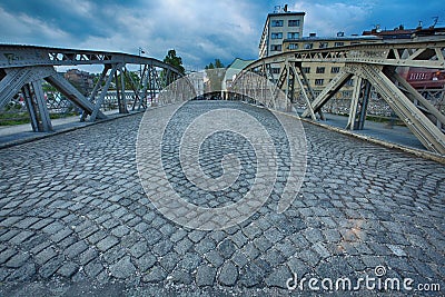 Eiffel bridge Stock Photo