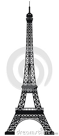 Eiffel Tower Vector Illustration