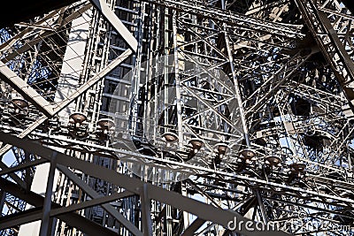 Eiffel Tower Abstract Background Stock Photo