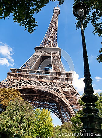 Eiffel Tower at day Stock Photo