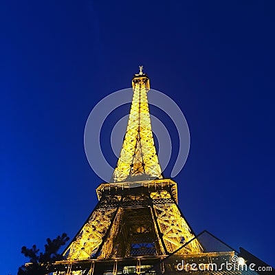 Eiffel Tower Editorial Stock Photo