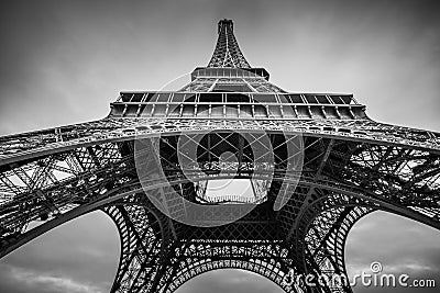 Eiffel Tower in Paris Stock Photo