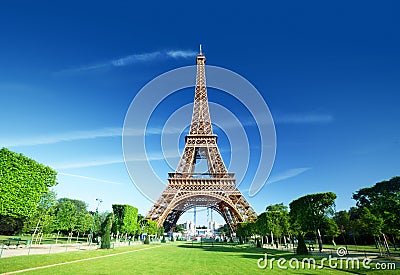 Eiffel tower, Paris Stock Photo