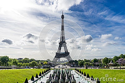 The Eiffel Tower Stock Photo