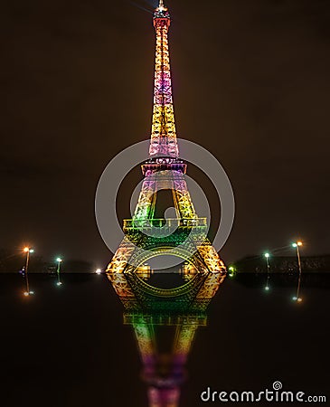 Eiffel Tower Editorial Stock Photo