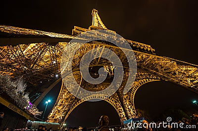 Eiffel Tower Editorial Stock Photo