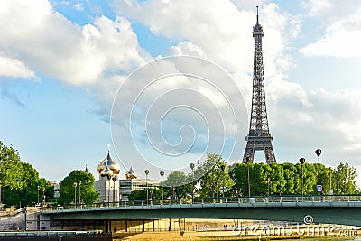 Eiffel Tower - Paris, France Stock Photo