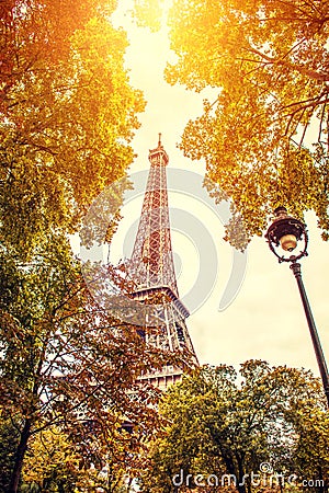 Eiffel Tower Stock Photo