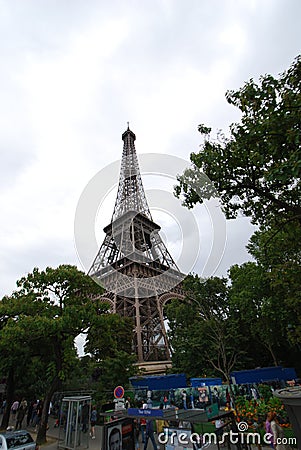 Eiffel Tower, sky, tree, plant, leaf Editorial Stock Photo