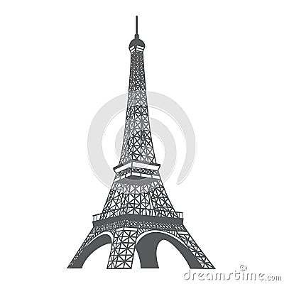 Eiffel tower Vector Illustration