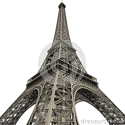 The Eiffel Tower Stock Photo