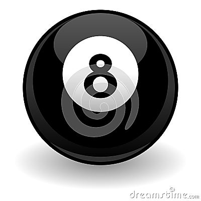 Eight ball Vector Illustration