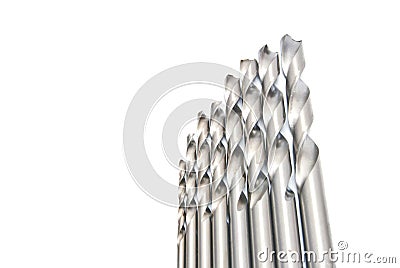 Eight different drills Stock Photo