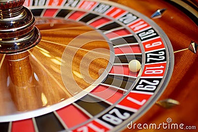 Eighteen roulette Stock Photo