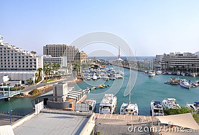 Eilat city view Editorial Stock Photo