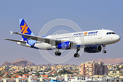 Israir Airbus A320-232 Editorial Stock Photo