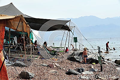 Eilat Israeli Travel Destination Editorial Stock Photo