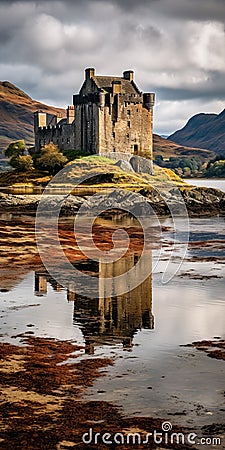 Eilean Donan Castle: A Captivating Desert Photo In Scotland Stock Photo