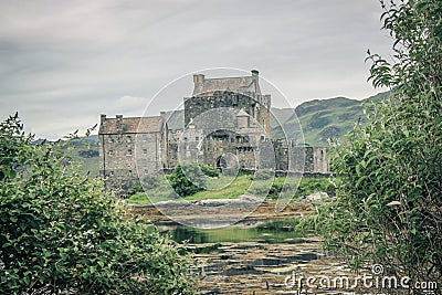 Eilean Donan Castle Scotland Stock Photo