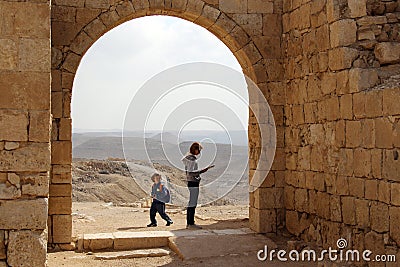 Ein Avdat National Park, Negev desert, Israel Editorial Stock Photo