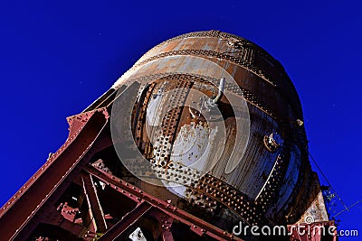 An industrial monument of a paper mill in Austria Editorial Stock Photo