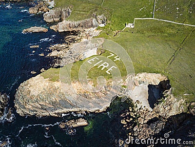 Eire 74 Aerial Landmarker Stock Photo