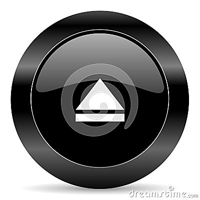 eject icon Stock Photo