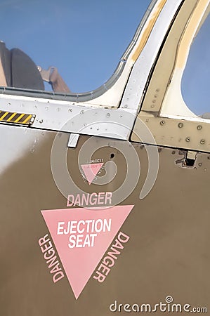 Ejection seat Stock Photo