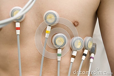 EKG test Stock Photo