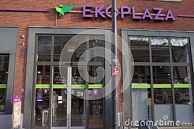 EkoPlaza store in Arnhem, Netherlands Editorial Stock Photo