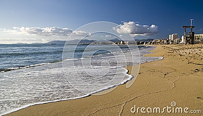 El Arenal beach Stock Photo