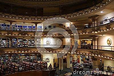 El Ateneo Grand Splendid Editorial Stock Photo