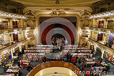 El Ateneo Grand Splendid - Buenos Aires, Argentina Editorial Stock Photo