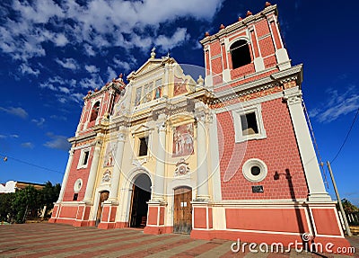 El Calvario church, Leon, Nicaragua Stock Photo