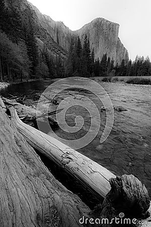 El Capitan rock formation Stock Photo